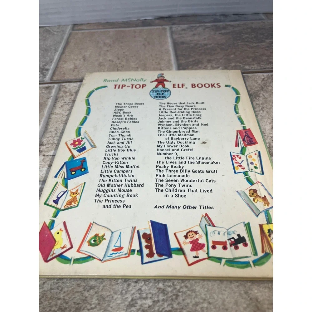 Muggins‎ Big Balloon Rand McNally Tip Top Elf Book Childrens Story Vintage